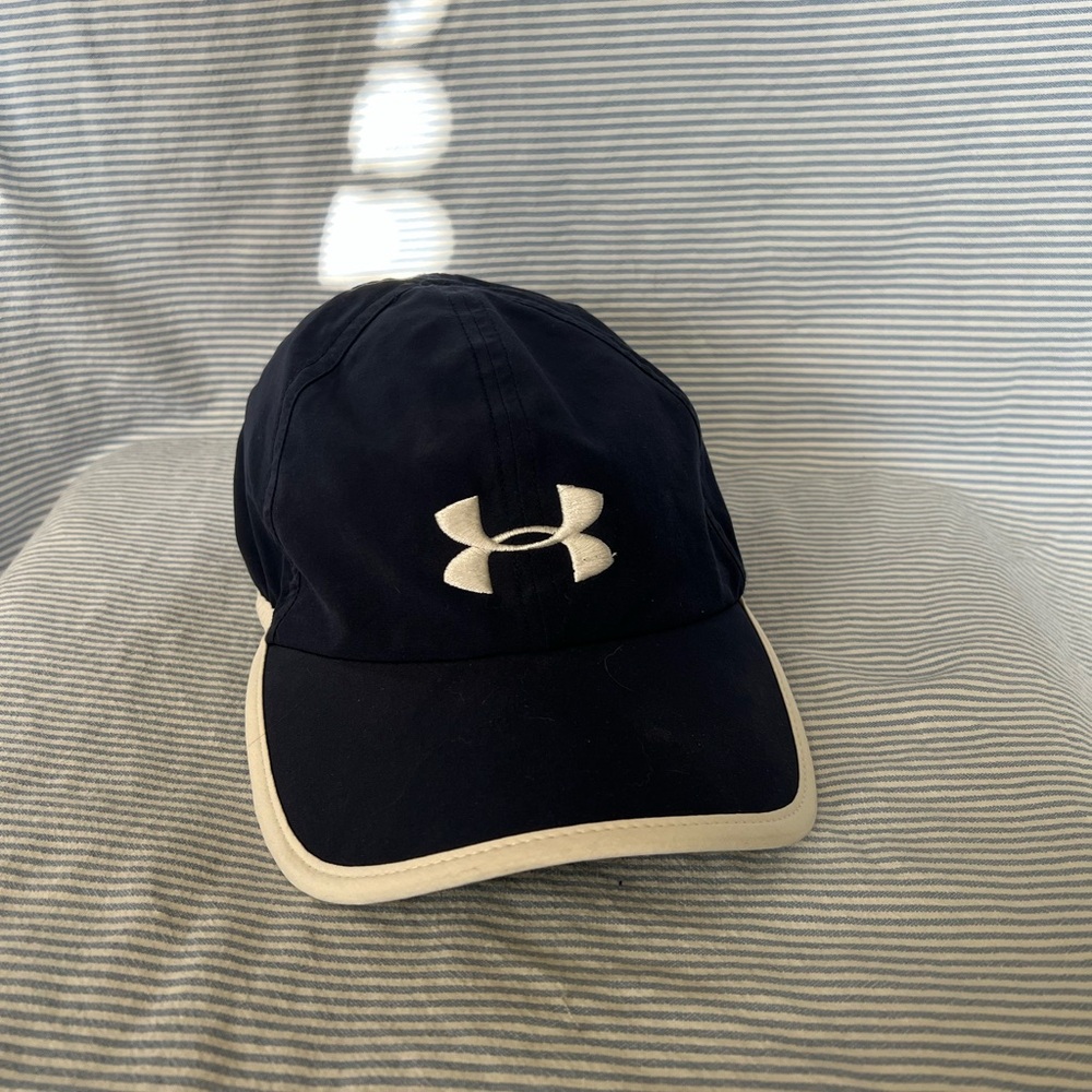 Under Armour Navy Cap with White Logo